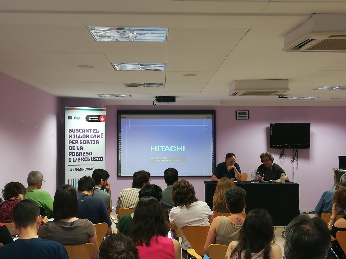 Participant en la Jornada tècnica d'implementació del B-MINCOME . Des de <a href="/barcelonactiva/">Barcelona Activa</a> sumem en la lluita contra la pobresa i exclusió social
