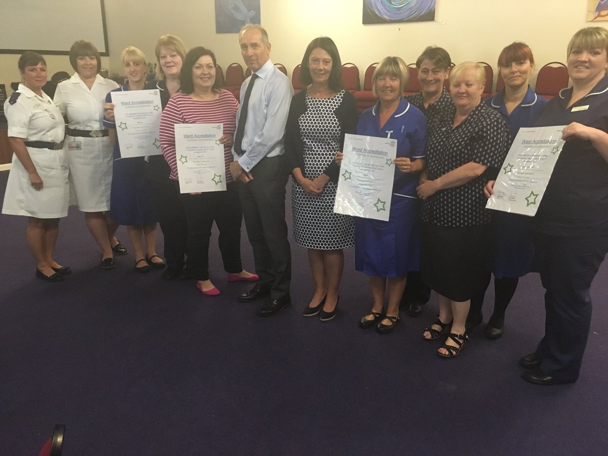 Trust Board and public congratulate wards 6, 2 and ACU at Grantham and 1B at Pilgrim on receiving a green rating in their ward accreditation