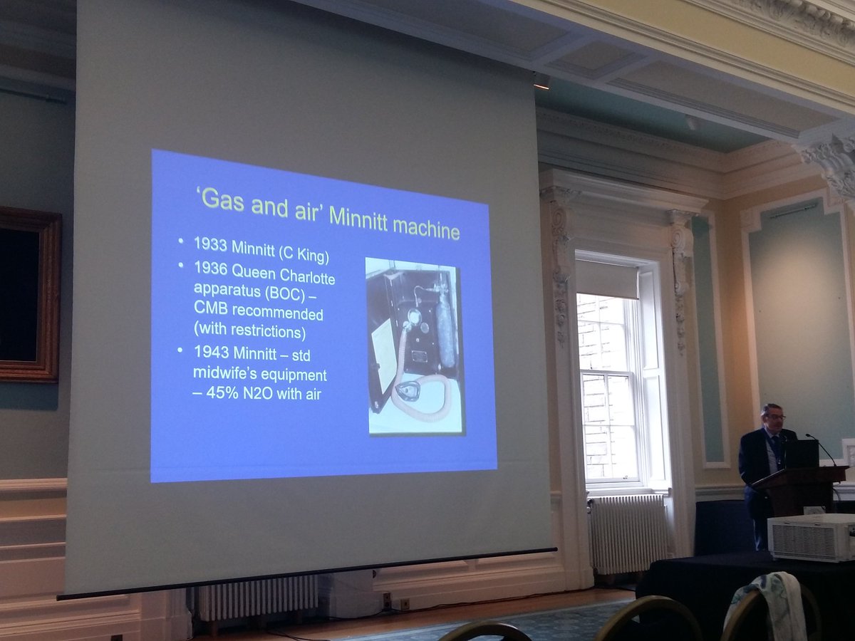 MushinMuseum's tweet photo. A detailed tour of the history of obstetric anaesthesia by Alistair McKenzie from Simpson to spinals via religion and science. Great stuff.  #HAS18 @histansoc https://t.co/Z5UCAfgzQT
