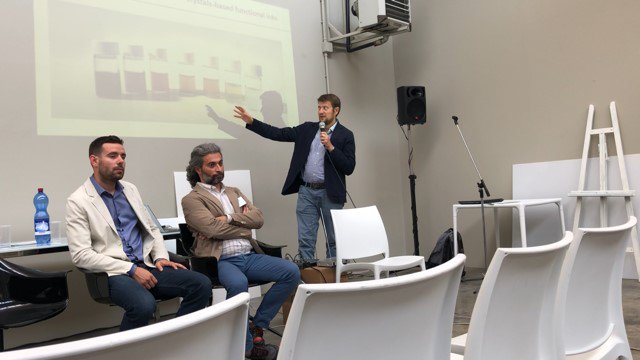 Le foto dei nostri Andrea Gamucci <a href="/andreagamos/">Andrea Gamucci</a> di @Be_Dimensional e @Paolignux Poalo Ariano di <a href="/morecognition1/">Morecognition</a>, #startup nate da #IIT, durante la loro partecipazione alla #TorinoFashionMatch2018