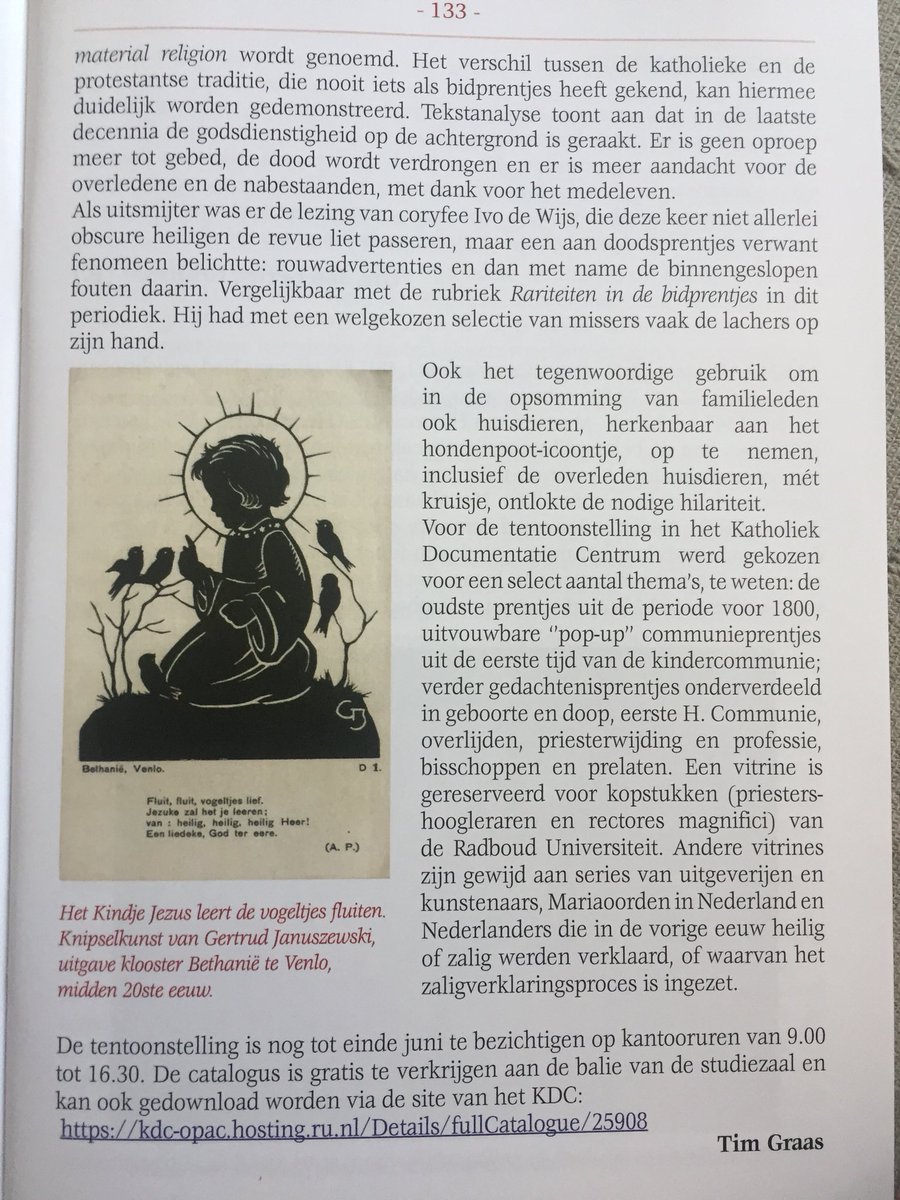 EMFVerheggen's tweet photo. Mooi verslag van Tim Graas in #Devotionalia over het symposium vier eeuwen #devotieprenten georganiseerd door het @KDCNijmegen @Radboud_Uni 13 april j.l. 😇 @PeterNissen1 https://t.co/gyYfWrK62X