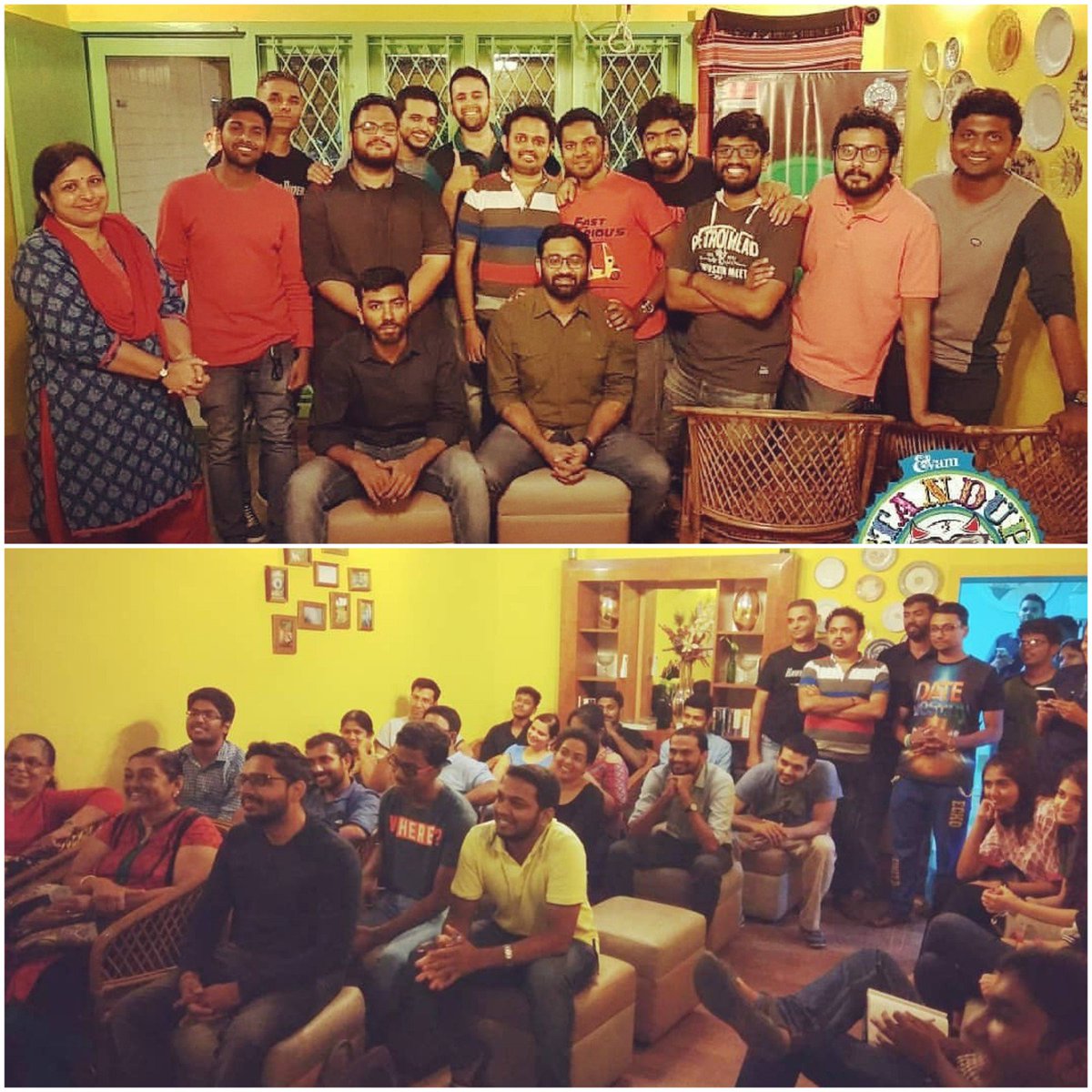 vikashpaulcomic's tweet image. Yet again those #openmic nights which turn out to be better than a show day! Whattey lovely full-house crowd with @Tamasha_eST :)

#Hosting #MicTesting #Chennai #EveryThursday #StageTime #StandupComedy #Comedy
