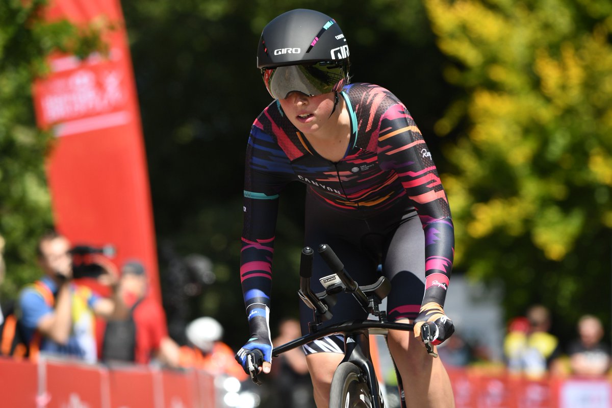 CanyonUK's tweet photo. THE SPEED TO WIN
5 @canyon_bikes riders raced their way onto the podium yesterday at the British National TT Championships, all atop #SpeedmaxCF! Chapeau to @bannahharnes, @BarnesAlice, @alexdowsett, @CharlieTanfield &amp; @Harrytanfield94! 📷 @VeloUK https://t.co/RKw2jNWKWd