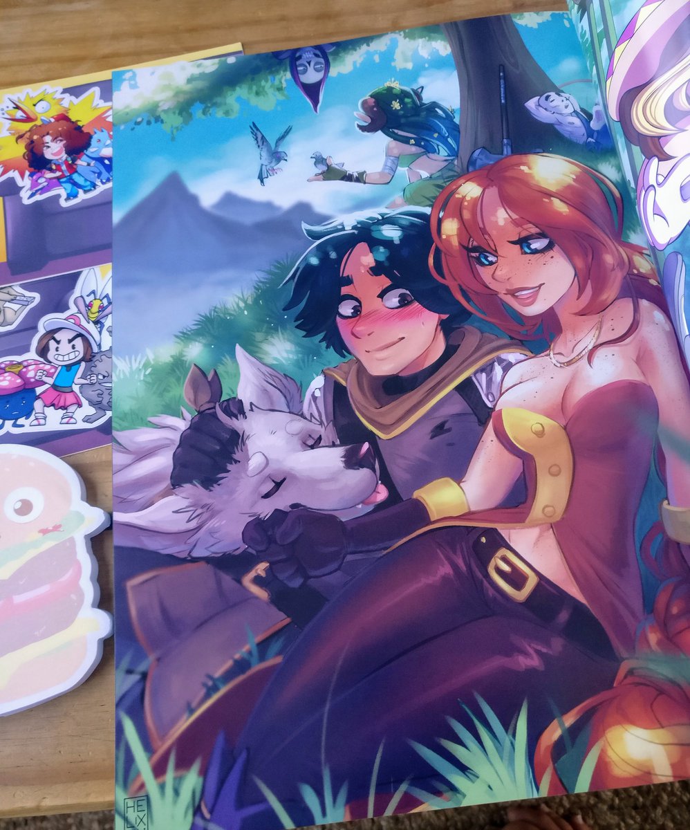 My copy of <a href="/GameGrumpsZine/">Game Grumps Zine</a> arrived! It looks so amazing, thank you so much for allowing me to be a part of it! Another great tribute to <a href="/GameGrumps/">Game Grumps</a> !! 😍🔥🔥