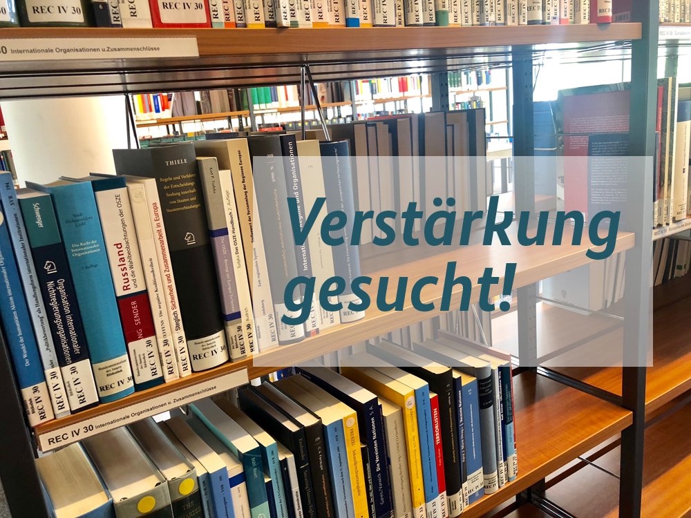 BMI_Bund's tweet image. Für eine der größten Behördenbibliotheken Deutschlands - unsere #BMI-Bibliothek mit u.a. den Themen Innere Sicherheit, Innenpolitik oder auch Verwaltungsrecht - suchen wir #unbefristet eine/n Fachangestellte/n für Medien und Informationsdienste: bmi.bund.de/SharedDocs/ste…. 📚