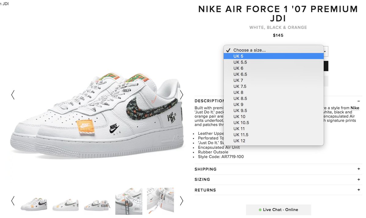 nike online live chat