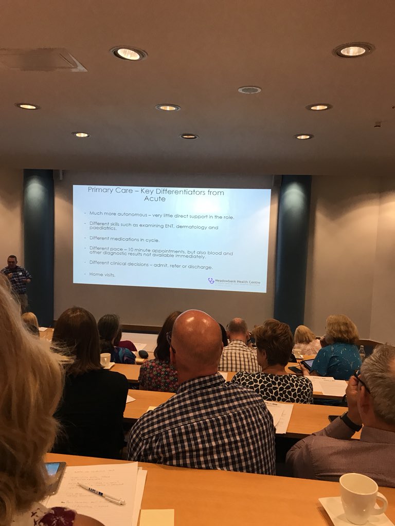 a2neary's tweet image. ANP primary care Paul Leishman, moved from Secondary care. Transition experience, #steeplearningcurve