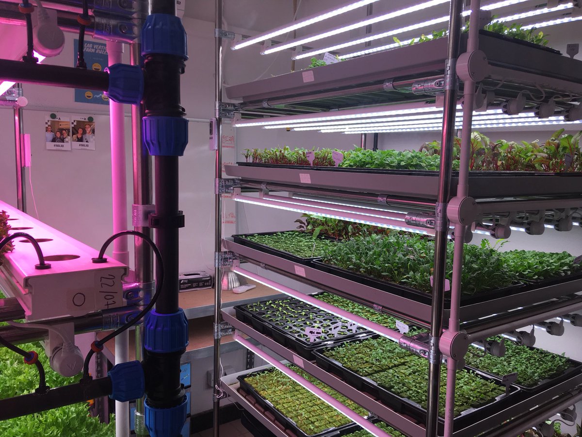 agritecture's tweet image. More pics of @OneFarmIO at @alab_AMS as part of #40daysofagritecture

#INALAB