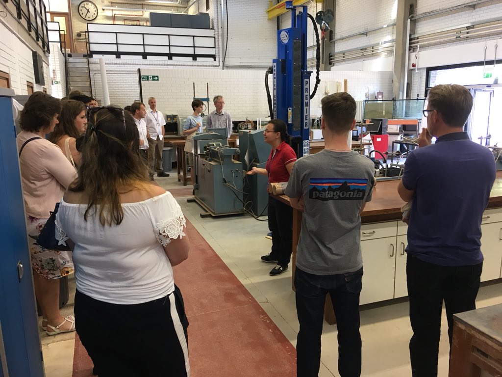LboroABCE's tweet photo. Tour of the @LboroABCE lab facilities. There are lots of opportunities for students to get hands-on experience of working in our extensive labs https://t.co/HGK1hDCVid