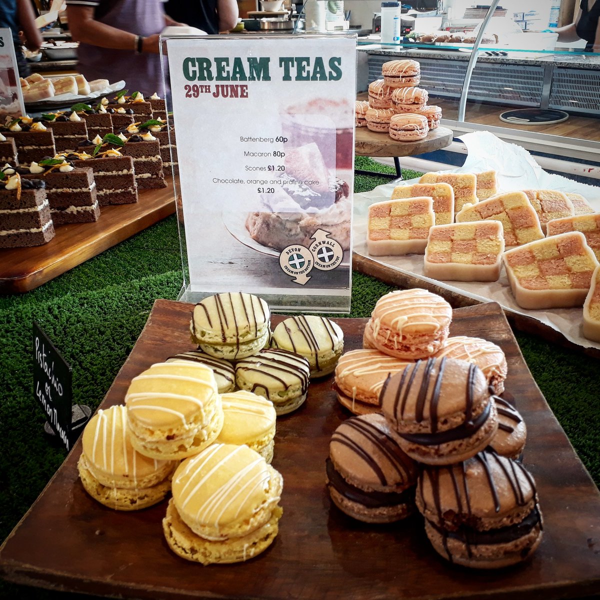 Selection of cake for today's #creamteaday #HappyFriday #cheflife #foodporn