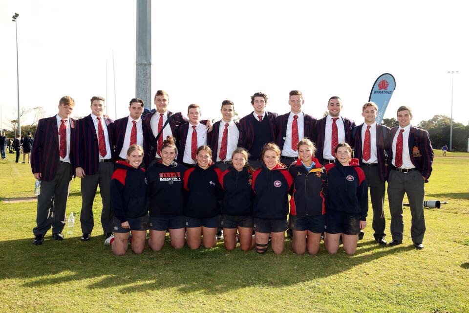 It was wonderful to see Barker represented by both our boys and girls for the very first time at the NSW Schools Rugby trials today #rugby #Thrive #coeducation