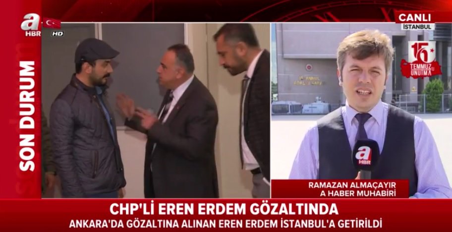 A Haber Twitterissa Flas Dun Gece Ankara Da Gozaltina Alinan Eren Erdem Istanbul A Getirildi Detaylari A Haber Muhabiri Aktardi Https T Co Lprvkwqrik Https T Co 3qc1gpnfom