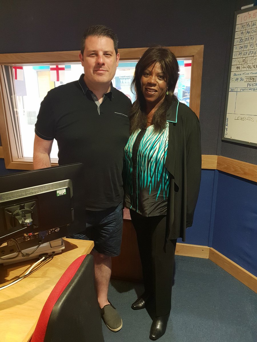 <a href="/markdoverdj/">Mark dover</a> great to meet you yesterday at <a href="/Time1075_fm/">Time 107.5</a>. Thanks for all your support of the new album &amp; for having me in! Enjoy the weekend &amp; hope to see you all again soon x