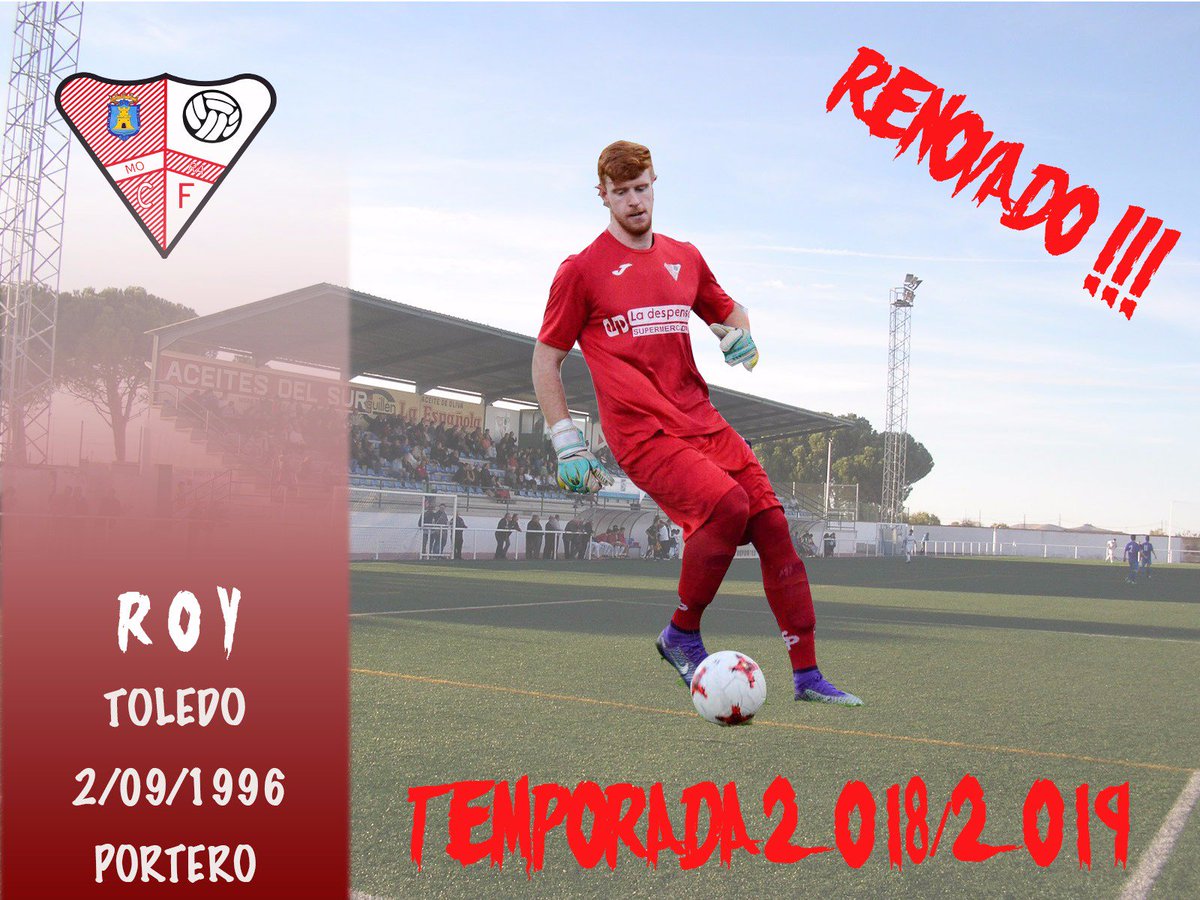 OFICIAL | RENOVACIÓN
Desde el <a href="/Mora_CF/">Mora Club de Fútbol</a> comunicamos que nuestro jugador Roy, <a href="/RoyOrgaz/">Roy👨🏻‍🦰</a>, seguirá en nuestro club la próxima temporada.
Juntos seguimos creciendo.
#yosoydelMora