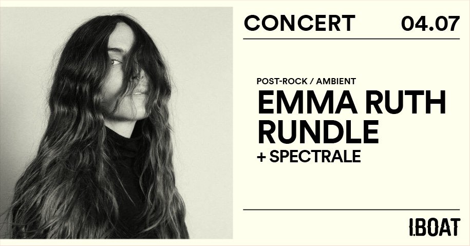 #CONCERT
Mercredi, rendez-vous dans la cale avec <a href="/EmmaRuthRundle/">Emma Ruth Rundle</a> et Spectrale pour une session ambient &amp; post-rock.
