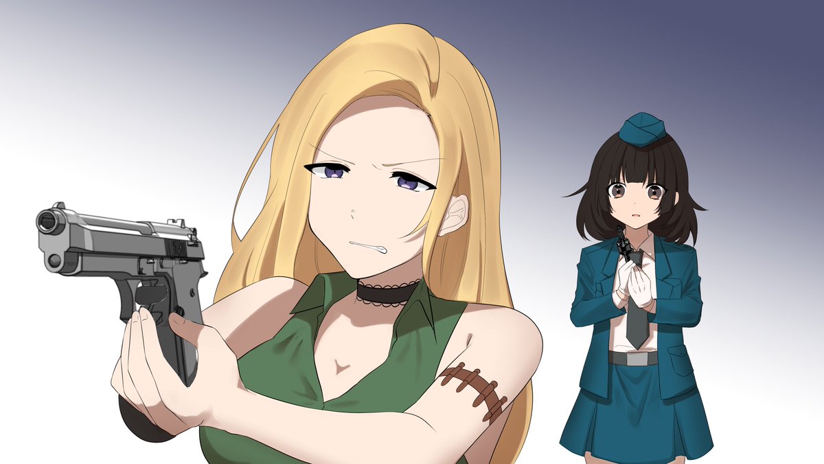 mazecode_info's tweet photo. #メイズ・コード 第5話イラスト🔫
　小春「シエルさん？　どうしたんですか、怖い顔して……」
シエル「あり得ない……こんなこと……」

　https://t.co/PjuL3EgwLB

 #小澤亜李 #大西沙織 #井口裕香 #中原麻衣 #日笠陽子 #ボイスドラマ https://t.co/ddiRbhfzTI