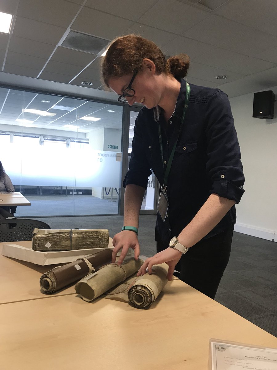 Reimagining_Rec's tweet photo. Next up @pablodiablo74 and @medievalabby are running a hands-on workshop on the Chancery and the Exchequer #ReimaginingRec https://t.co/8lPMf61ujt