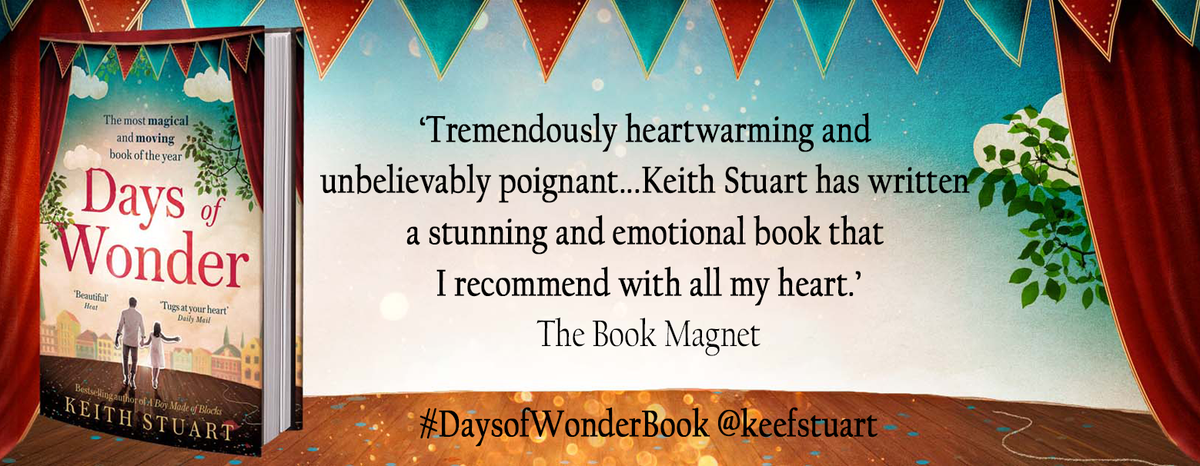 littlebookcafe's tweet photo. On the 7 June we published Days of Wonder by @keefstuart & reading the reviews from bloggers, such as this one from @thebookmagnet, makes us want to jump around with joy https://t.co/Xi6Eq2T1T2 #DaysofWonderBook https://t.co/ECRlfgmN1Z