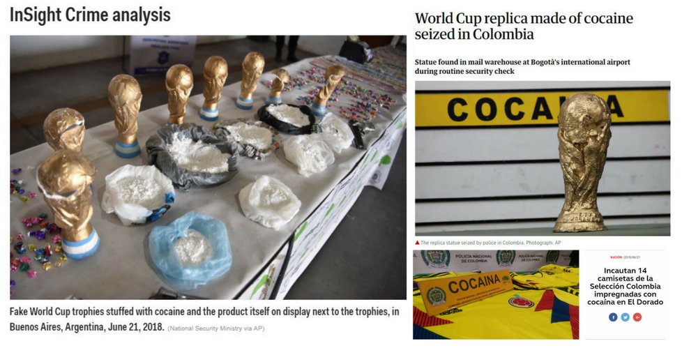 Crimjust On Twitter Worldcup Recent Seizures Showcase How Drug Trafficking Groups Are Highly Innovative And It Is Not Surprising That They Are Taking Advantage Of The World Cup Euphoria Insightcrime Read More