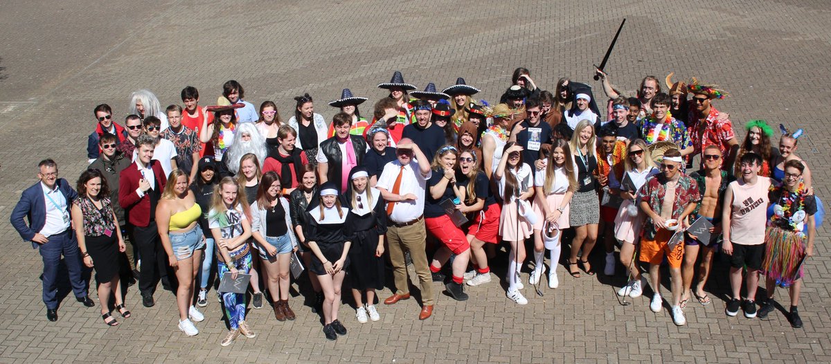 WaingelsSF's tweet photo. Thank you Year 13 for a fun-filled morning of celebrations! We wish you all the best with your results in August, but first we look forward to celebrating with you at Prom in 2 weeks time! https://t.co/fLCy9WXsqa