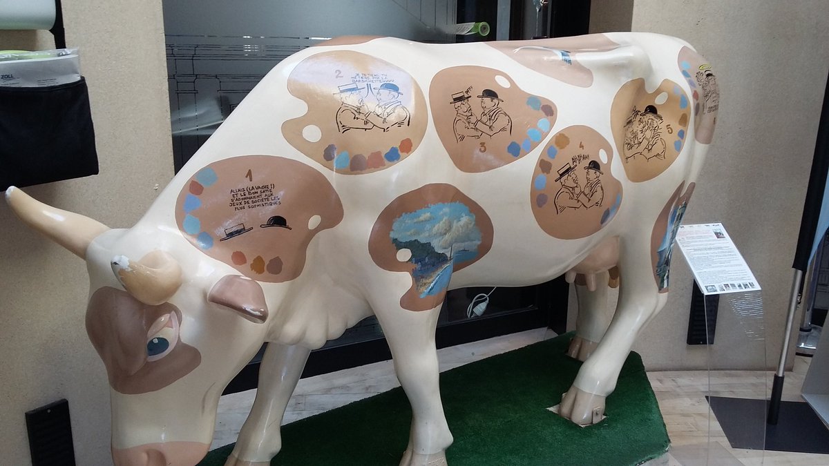 SlowFoodWScot's tweet photo. Honfleur  cow https://t.co/RqduUxJWtT