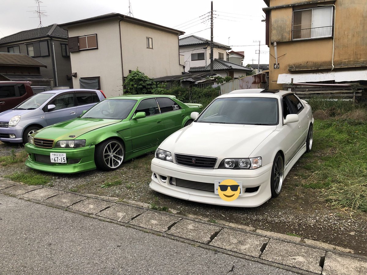 Hiroki 29 Twitterren 次作りなおすチェイサー何色にしようか迷う 赤か緑 どっちかかな 100式 1jzx チェイサー オールペン