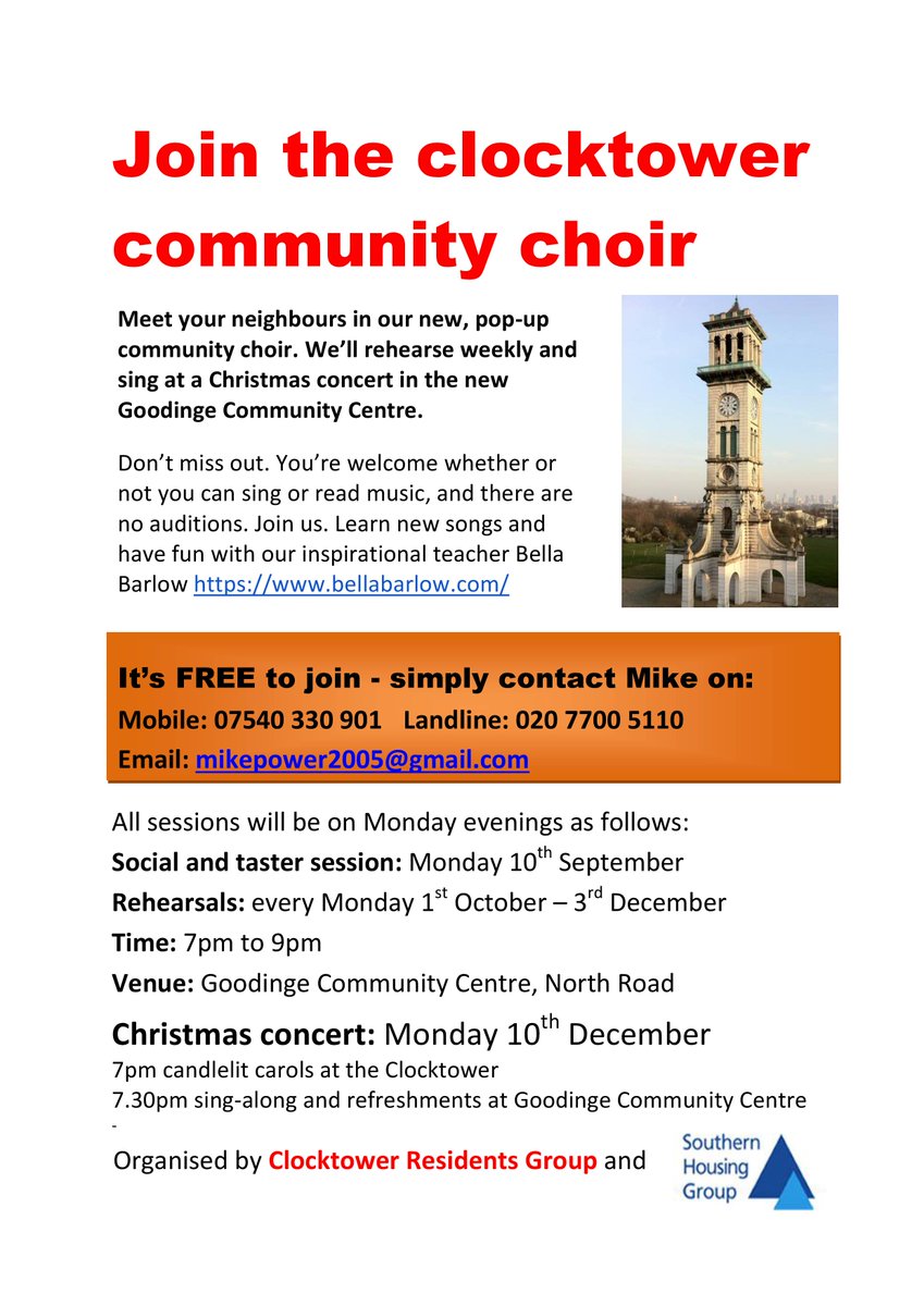 callypark's tweet photo. Cally Clocktower Community Choir #Islington #N7 #callyroad #callypark #holloway #CaledonianPark London N7 UK https://t.co/KMgOWYr8F0