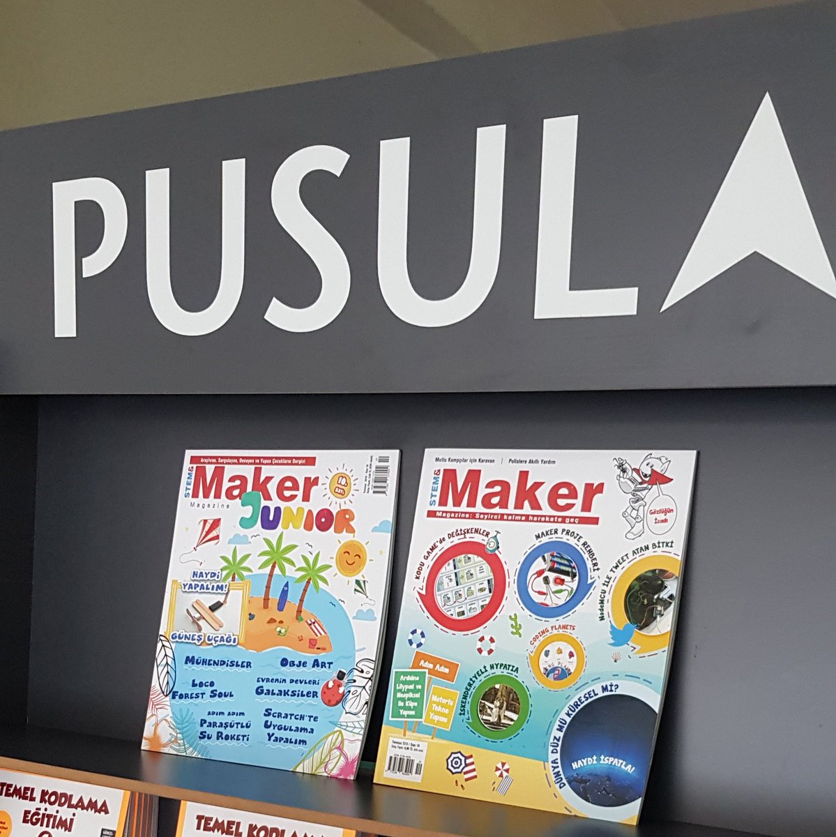 stem_maker's tweet image. YAZ SAYILARIMIZ HAZIR! #İyiTatiller #StemMaker ve #MakerJunior dergilerimiz; marketler, kitabevleri ve bayilerde. İyi okumalar... pusulakitaplik.com/catinfo.asp?ci…