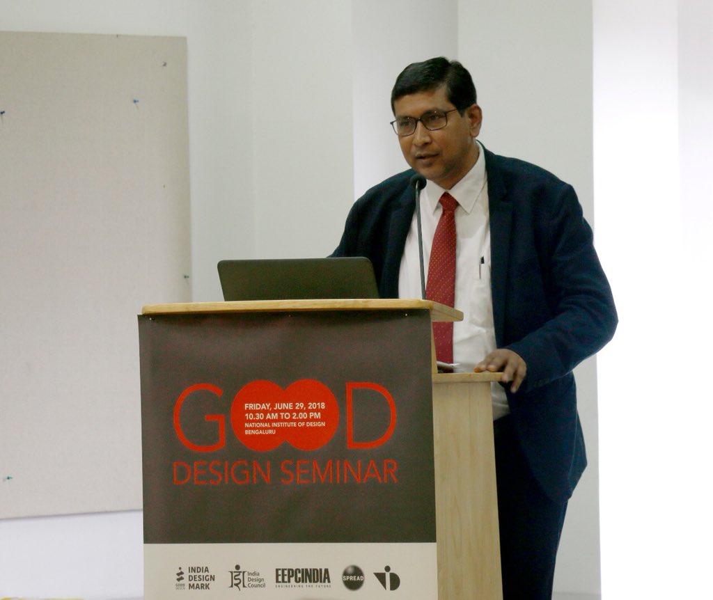 Next steps - Technology x Quality x Design for engineering exports in India. Suranjan Gupta, ED @eepcindia at #GoodDesignSeminar @NID_Bangalore @vyas_pradyumna