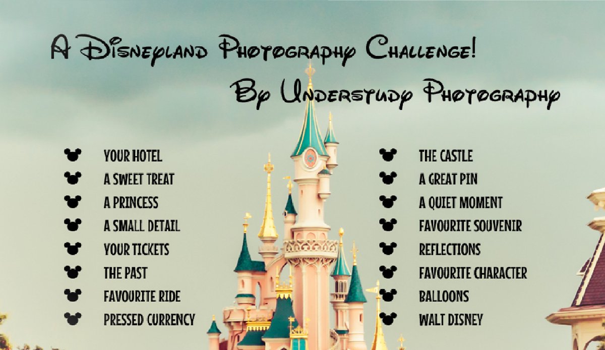 UnderstudyPhoto's tweet photo. If you take part feel free to tag me as I would love to see how your adventure is going and I might share the best photos!
 #disneylandparis #disney #disneyfood #disneyprincess #disneyworld #disneylover #disneylandresort #motivation #disneyworld #eurodisney #magickingdom https://t.co/365R3tnN0P