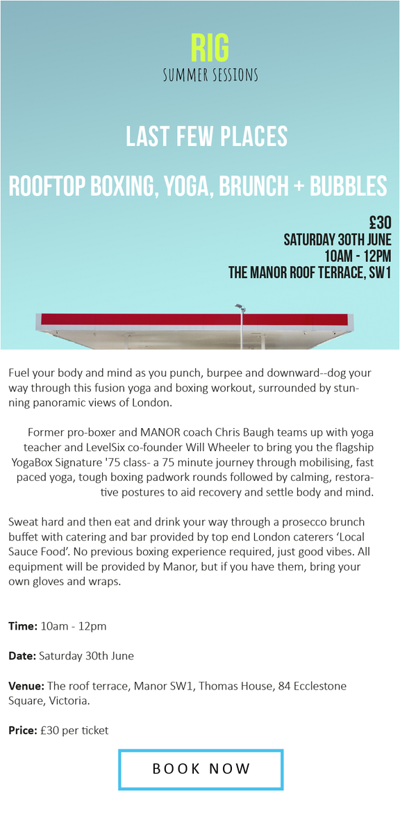 Rig_app's tweet photo. Rooftop Yoga- Box + Brunch + Bubbles Pop Up - https://t.co/yTXKOpKZnI https://t.co/t4fUOv8fbv
