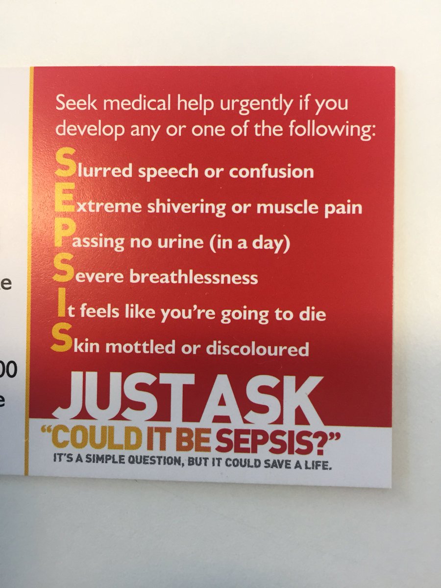 Informative day in Bgham at Sepsis update by The Sepsis Trust @uksepsistrust <a href="/Jdbartlett0703/">James bartlett</a> we need these in all CAU, ED cubicles <a href="/FiFibelle1231/">Fiona McHale</a> @robbiededi