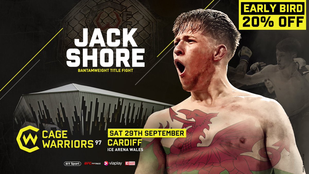 CageWarriors's tweet image. COMPETITION TIME! 🙌

LIKE + RT this post for the chance to win 2 Cageside tickets to #CW97 🎟🙏

Witness @jackshoremma go for the World Title in the biggest night of MMA in Welsh history! 🏴󠁧󠁢󠁷󠁬󠁳󠁿