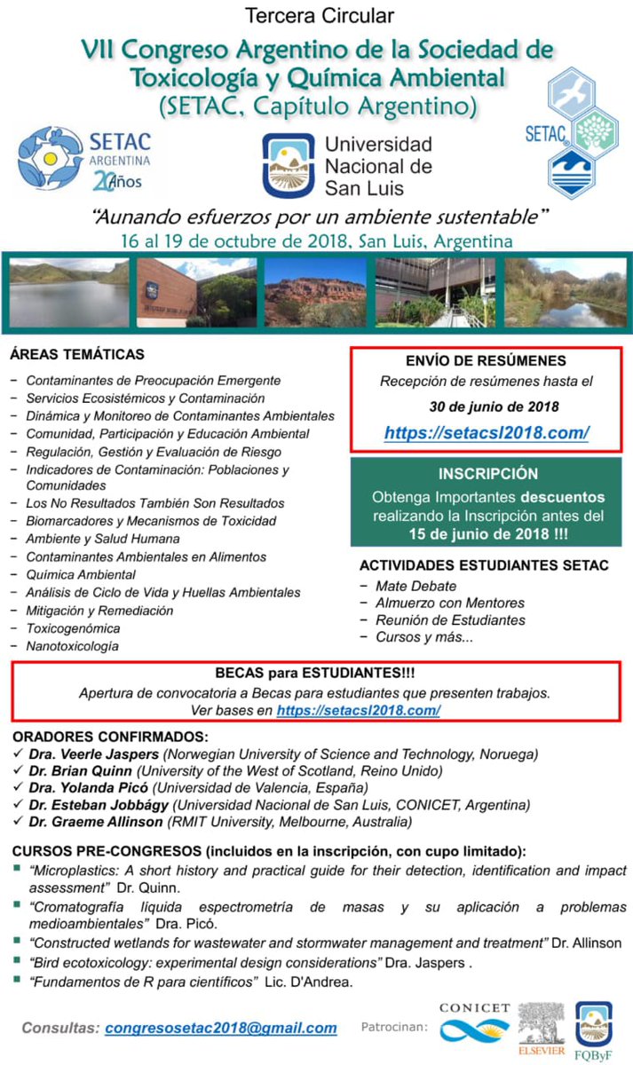 Dr_Desimone's tweet photo. En octubre estaré coordinando una mesa sobre nanotoxicologia en #SETAC2018 ya pueden enviar resúmenes! https://t.co/WIRVh3Xsfk