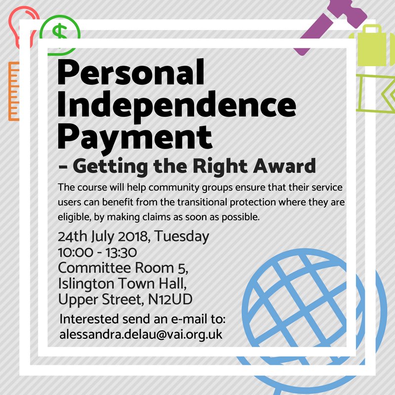 volaction_is's tweet photo. Personal Independence Payment advice training is back! If you miss out last time, here is another one for you to help ensure that local residents obtain #PIP before being migrated over to Universal Credit! learn more: https://t.co/oYoquUPJ0E @IslingtonBC #Islington #Leaningisfun https://t.co/pFDRwQC503