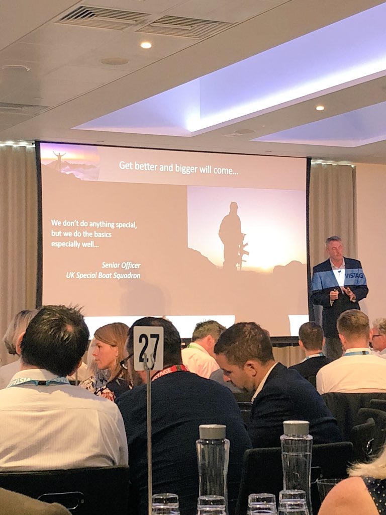 “We don’t do anything special, but we do the basics especially well..” <a href="/KevinDGaskell/">Kevin Gaskell</a> - #VistageUK Open Day London