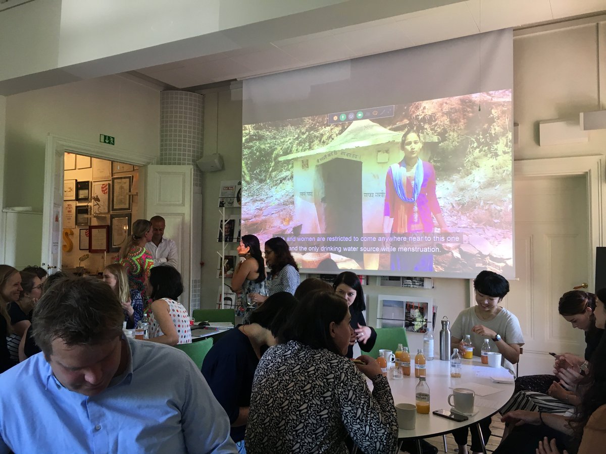 byVeryday's tweet image. A volunteering day to prototype solutions aimed at improve #menstraulhealth in Nepal in real time connection with Nepal! @caseforher @PSIimpact @gaellelgd @DianaAfricanoC #menstrualtaboo #designforinclusion #equality