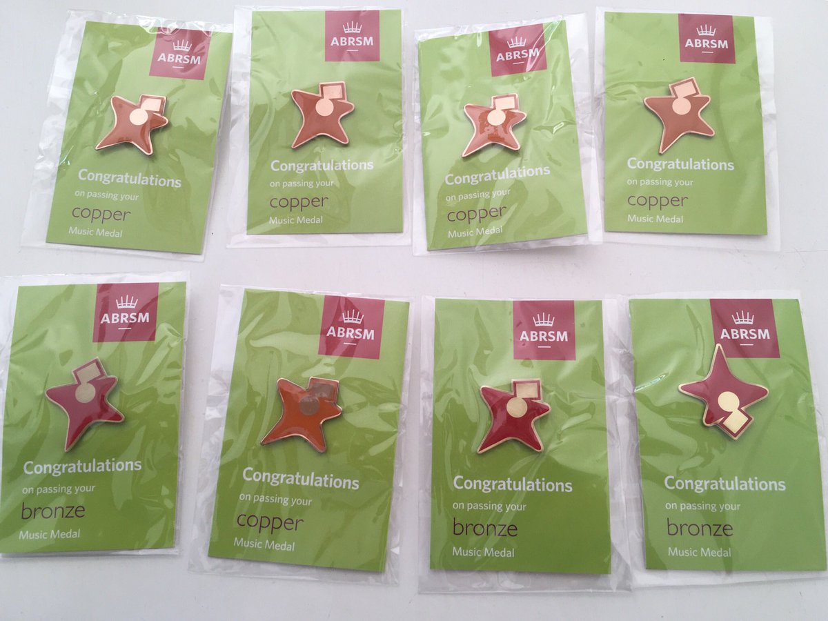 MakeTimeForMus1's tweet image. These just arrived today! Well done to all Make Time For Music Students that took @ABRSM music medals this term!