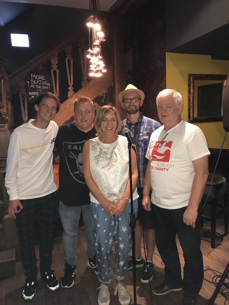 CharityComedy's tweet photo. Great night on Wednesday @BooshBarBSE Lovely audience wonderful owner &amp; staff we are looking to come back in August @Louis_meers @GavMilnthorpe Aaron Spalding and Aaron Hood 
&amp; we raised over £100 for prostate #cancer research
Next Show Wednesday August 29th  #Free_Comedy https://t.co/Rq0qZeC3l6
