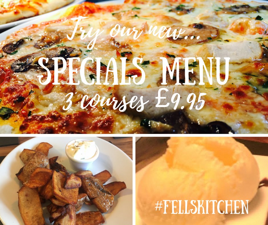FellsKitchen's tweet image. Celebrate the start of the #weekend with a night out with family or friends over our amazing value Specials Menu! Available from 4pm until closing it's only £7.95 for 2 courses or £9.95 for 3 🙌

Call 0191 491 4660 to book a table now 📞#eatlocal #supportlocal #Friday