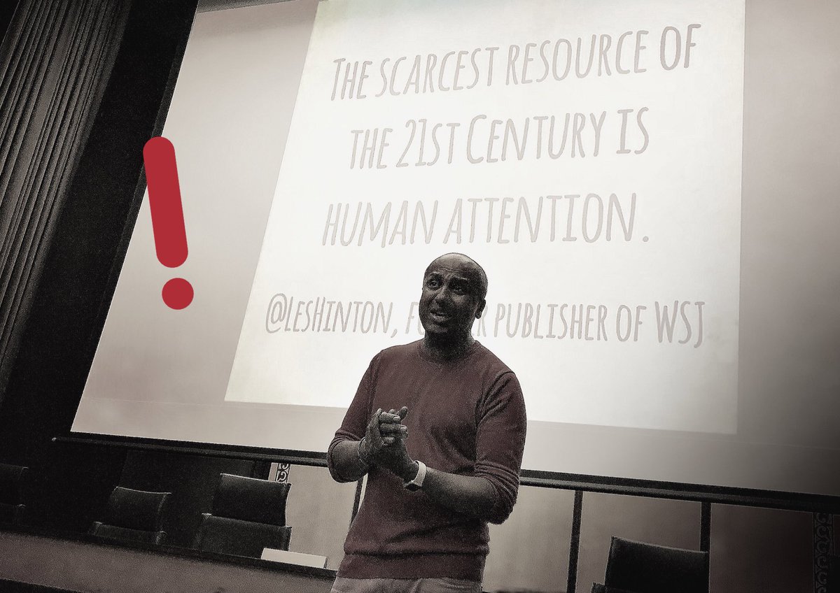MariaLazarte's tweet photo. The scarcest resource of the 21st century is human attention. 
#sreetips #socialUN https://t.co/BxmvdmWFCc