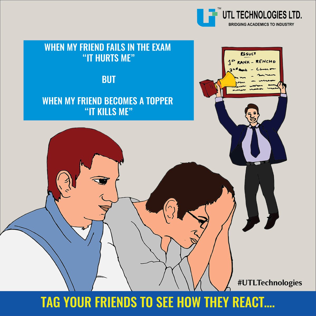 UTLTechnologies's tweet photo. We all have one such friend to relate, tag them to see their reaction
#UTLTechnologies #PMKVY #PMKK https://t.co/RPSHmHah4r