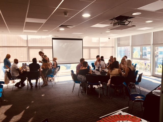 RSViP_'s tweet image. What do you get if you combine 140 business professionals, a free bar, fish chips &amp;amp; mushy peas, cake &amp;amp; football?  June's RSViP Network Social of course! Thanks to all who attended last night &amp;amp; to our fantastic hosts Motorpoint Arena @nottinghamarena #nottinghamnetworking