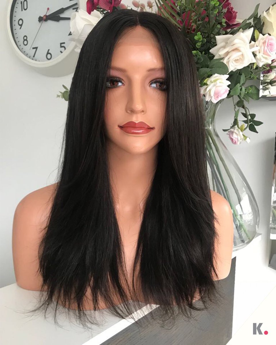 HAND MADE UNIT - Nicola 
16" Straight Hair and a Closure.
300 grams full.
MEDIUM Size Cap - Circumference: 22" - 23"