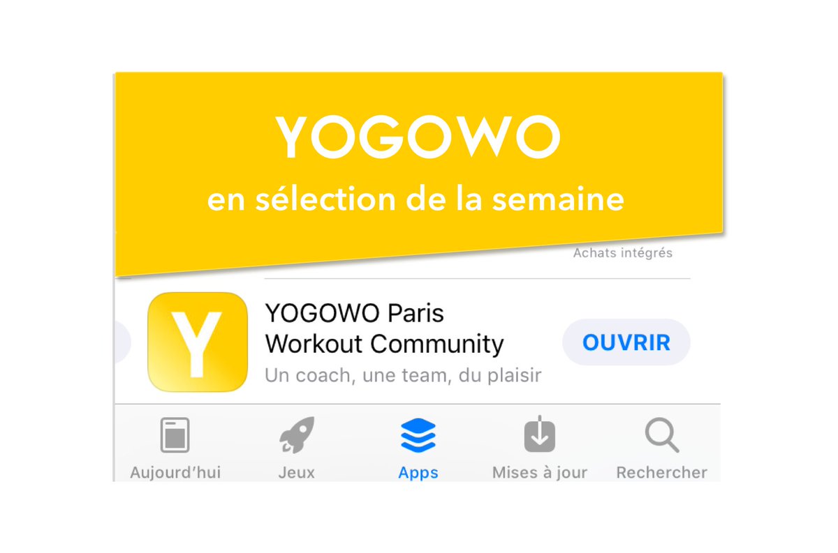 yogowo's tweet photo. Pour la seconde fois, nous nous retrouvons en sélection de la semaine sur l'Apple Store, bravo à toute l'équipe 🚀 https://t.co/o94zzi2saQ