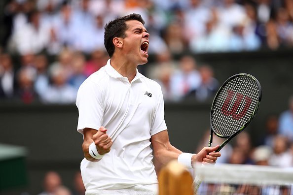 TennisCanada's tweet photo. First-round #Wimbledon draws for 🇨🇦:

Gentlemen's singles:
(13) Milos Raonic vs. (WC) Liam Broady
(LL) Peter Polansky vs. (Q) Dennis Novak
(26) Denis Shapovalov vs. Jeremy Chardy
Vasek Pospisil vs. Mikhail Kukushkin

Ladies' singles:
(Q) Genie Bouchard vs. Gabriella Taylor https://t.co/8aIIjWXSa3