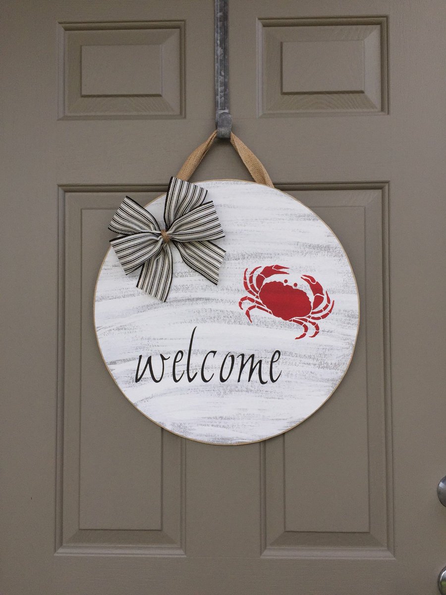 BarnRoofDesigns's tweet photo. Summer Door Hanger Crab Shack!! go to my #etsy shop: Summer Door Hanger, Summer Door Decor, Crab, Welcome Sign, Front Door Decor, Door Wreath, Crab Shack sign, Door Decoration, Beach Door Decor #summerdoorhanger #crabshack #crabsign #crab #maine https://t.co/fDCxWQBMhz https://t.co/o0Czy1AF8g