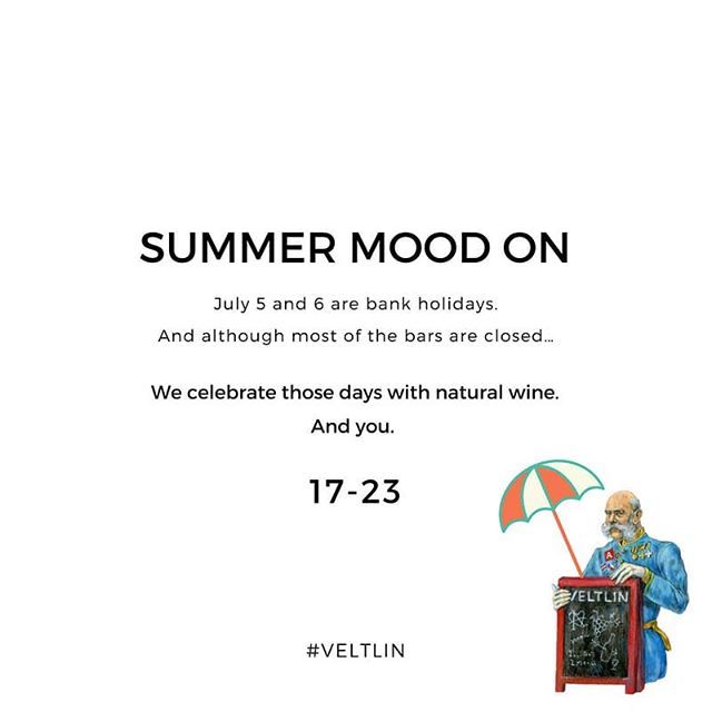 VELTLIN_CZ's tweet photo. Opening hours for bank holiday. #naturalwine #veltlin #winebar #cometodrinkwithus https://t.co/PEWyULGJLz https://t.co/yN0524DgSN