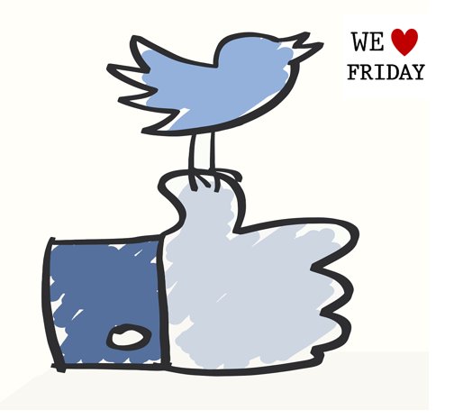 WeLoveDurham's tweet photo. Do we have to choose? Which do you prefer, #Twitter or #Facebook?  #WeLoveFriday #WeLoveFridays #FunFriday #TGIF https://t.co/oQryI5DcLV