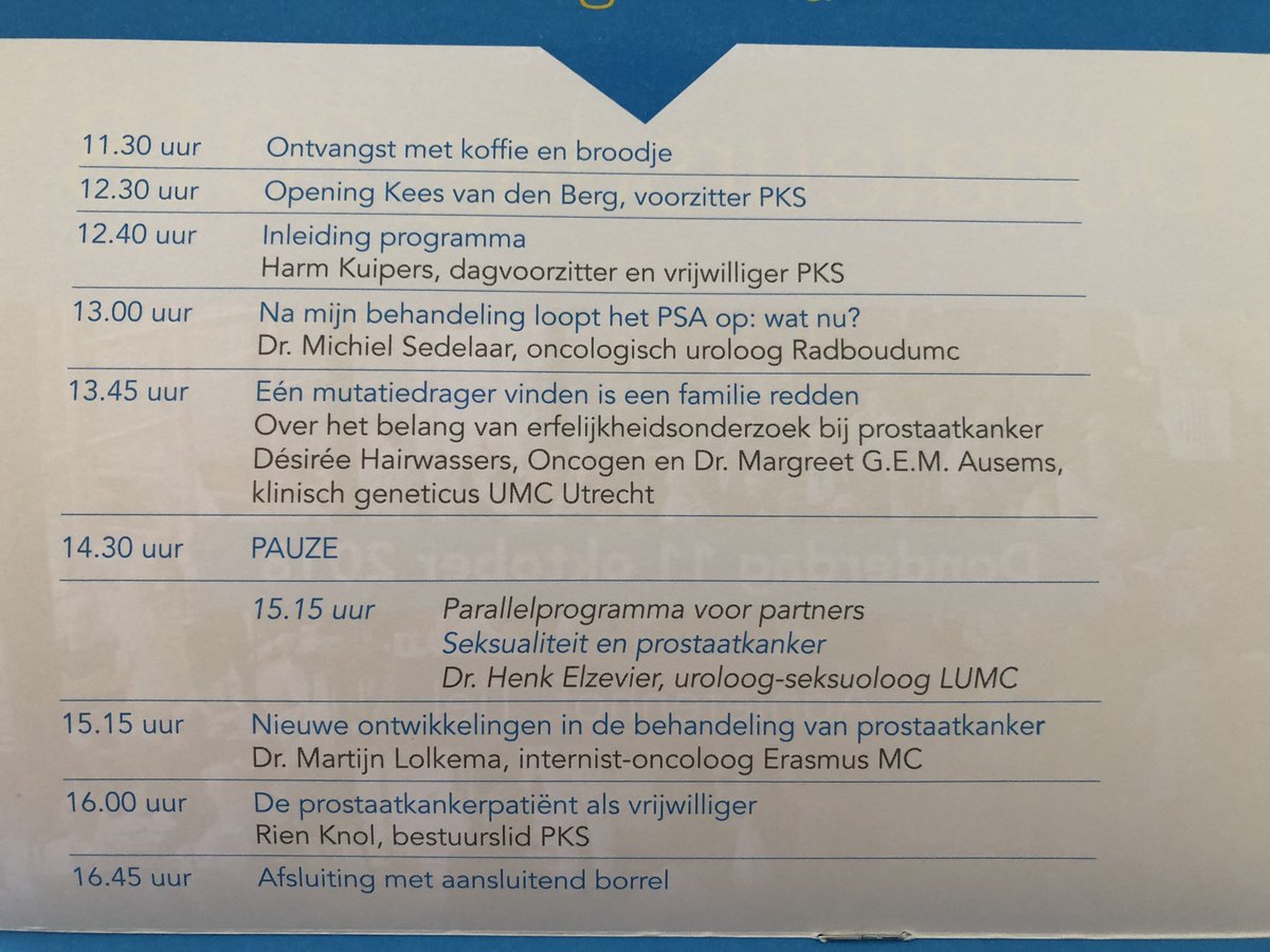 henkelzevier's tweet image. Donateursdag 11okt 2018 #prostaatkankerstichting @pks251014, ga weer een #partnerprogramma doen #seksualiteit en #prostaatkanker. Kwam verleden jaar veel emoties los. Mooi dat het een vervolg heeft gekregen, ook #wetenschappelijk ondz. Heb er zin in. (sickandsex.nl/prostaatkanker… ).